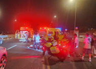 يافا: اصابة متوسطة لراكب دراجة نارية بحادث طرق ذاتي